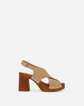 SANDALES TALIA/VEL TAUPE - minelli.fr